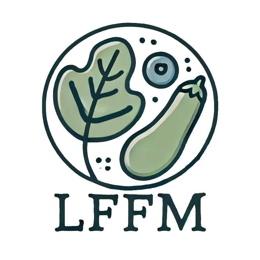 Low FODMAP Family Meals logo with a clean, modern design in green and blue, representing healthy, digestive-friendly food options for families.